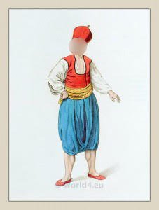 The traditional costume of Turkey